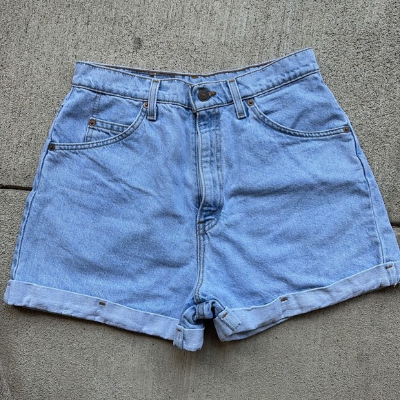 Vintage Orange Tab Levi's Women's Denim Jean Shorts style 954 - Picture 2 of 6